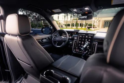 Spacious vehicle interior ready for a Disney transfer