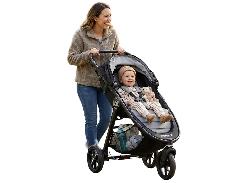Family with Stroller