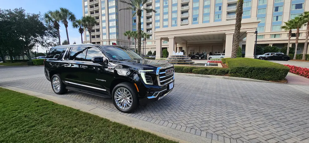 Elite Universal Studios transportation and hotel transfers in Orlando with Majestic Private Transportation.